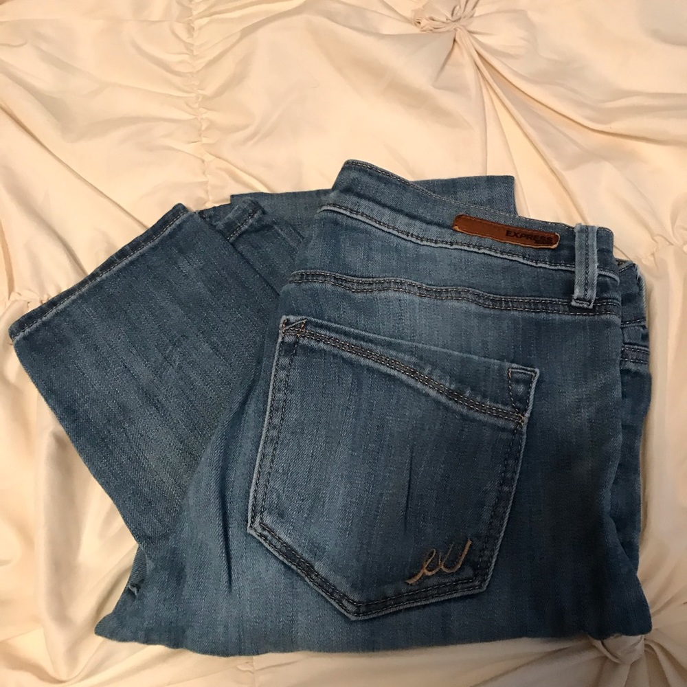 Express Mid Rise Legging Jeans